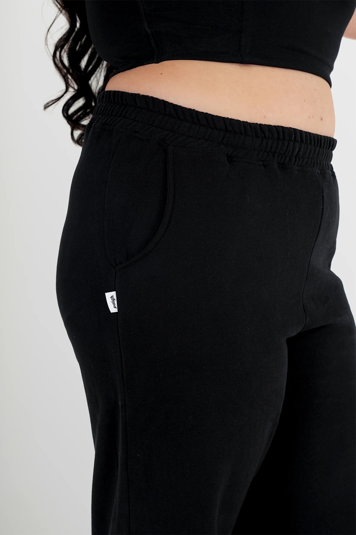 Sweatpants Classic Schwarz Plus Size