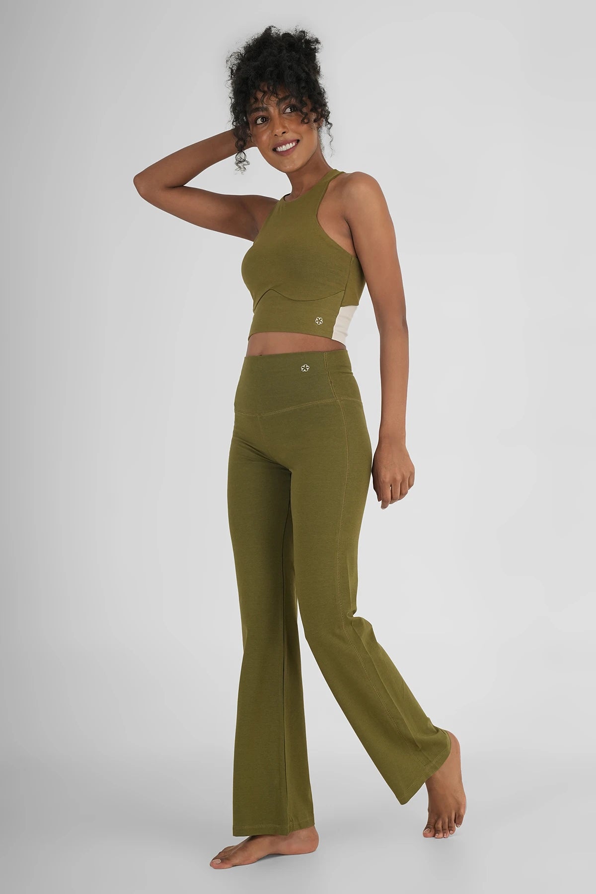 Elope Sienna Flare Yoga Pants Black