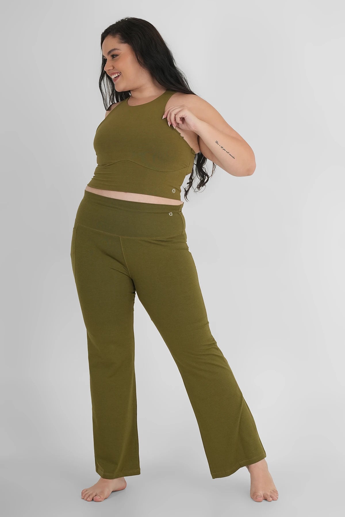 Elope Sienna Flare Yoga Pants Black
