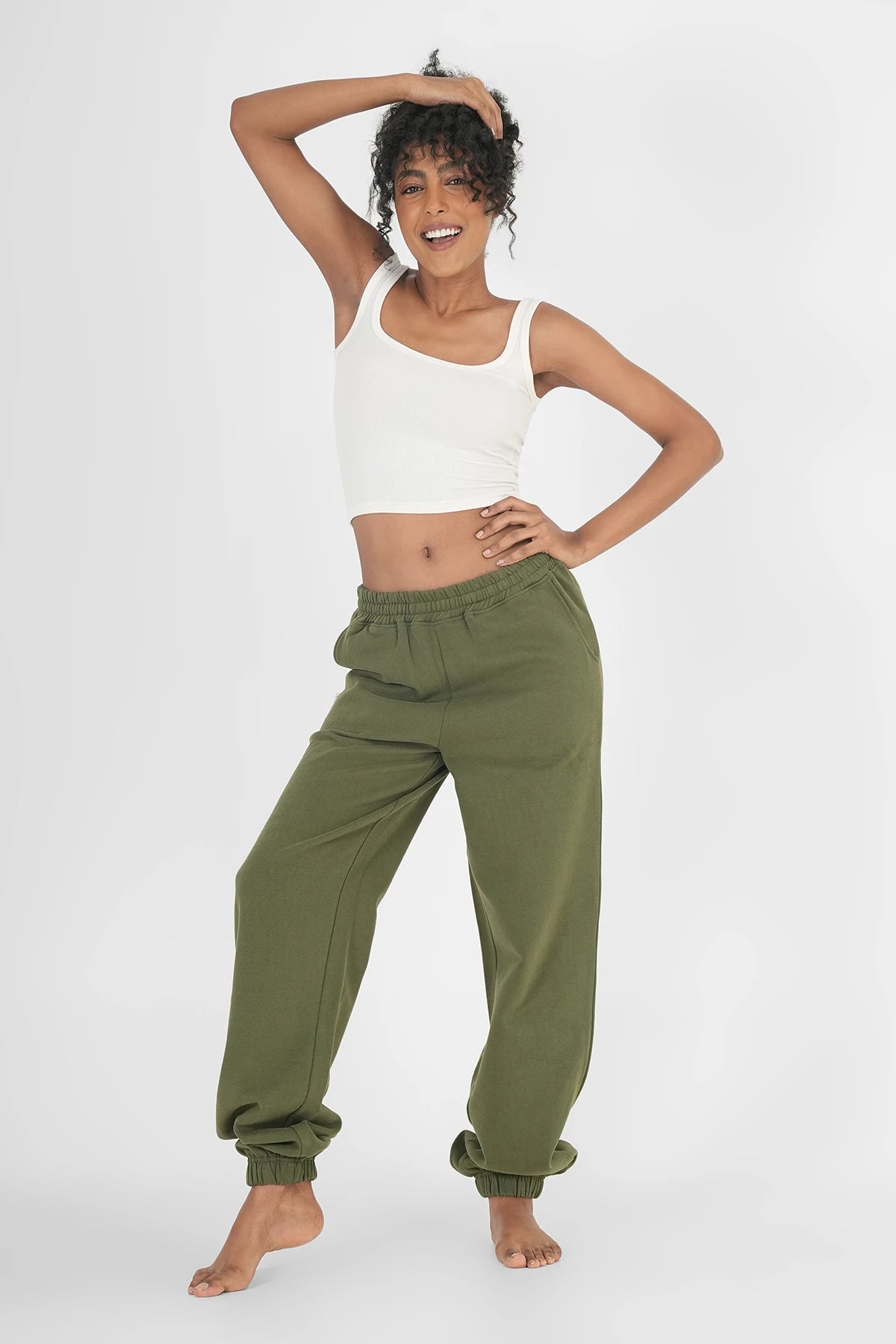 Sweatpants Classic Olive