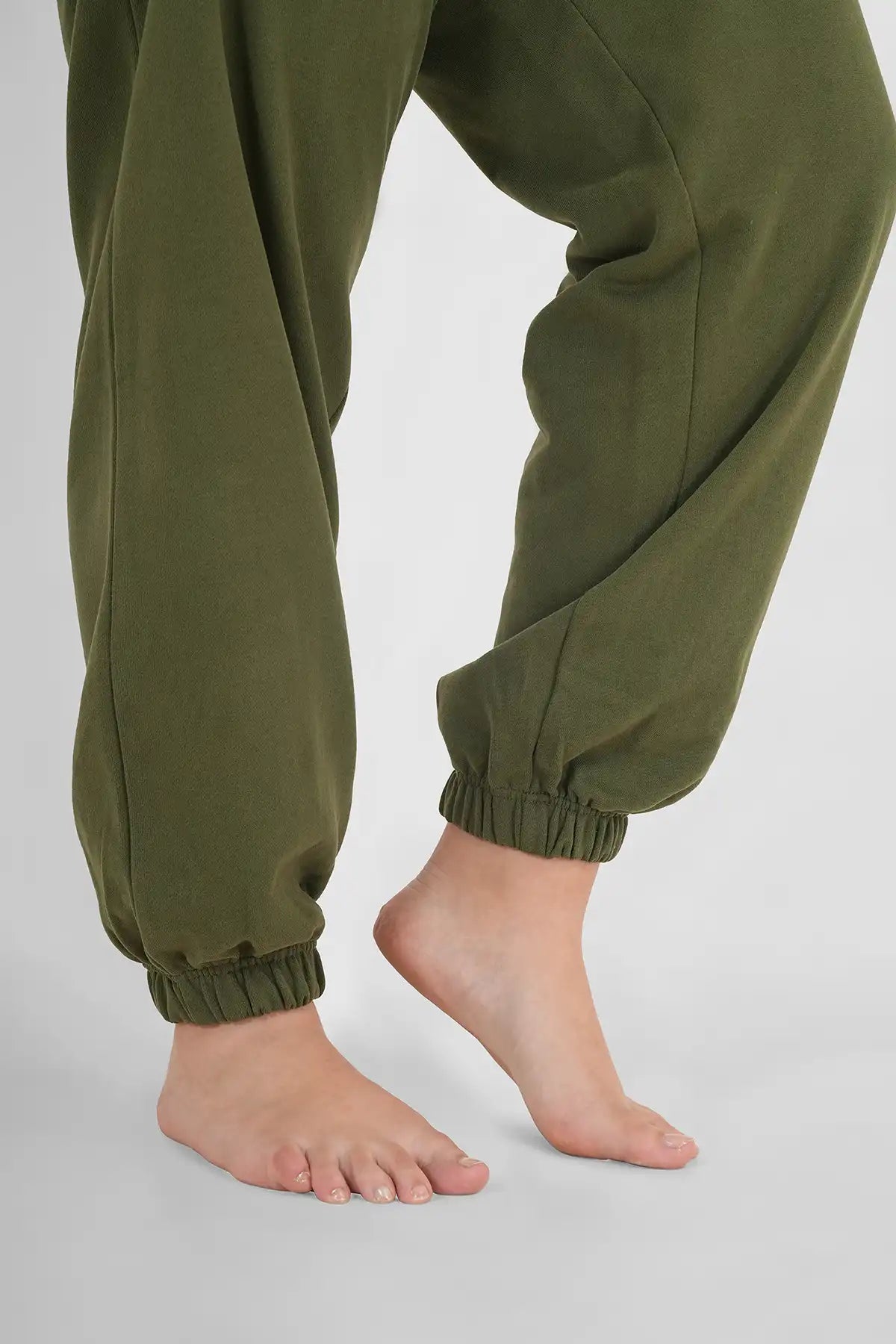 Sweatpants Classic Olive Plus Size