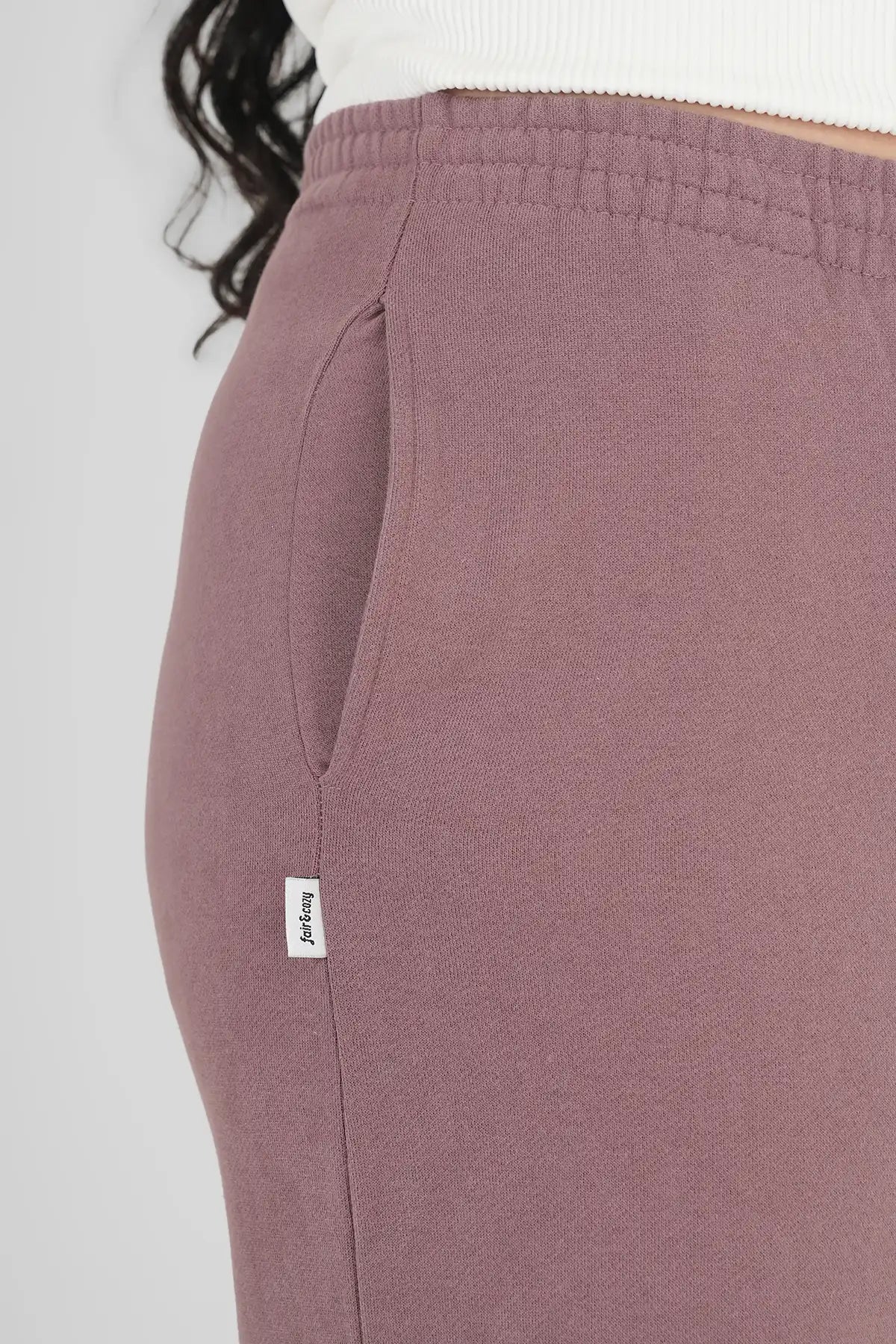 Sweatpants Straight Leg Plum Plus Size