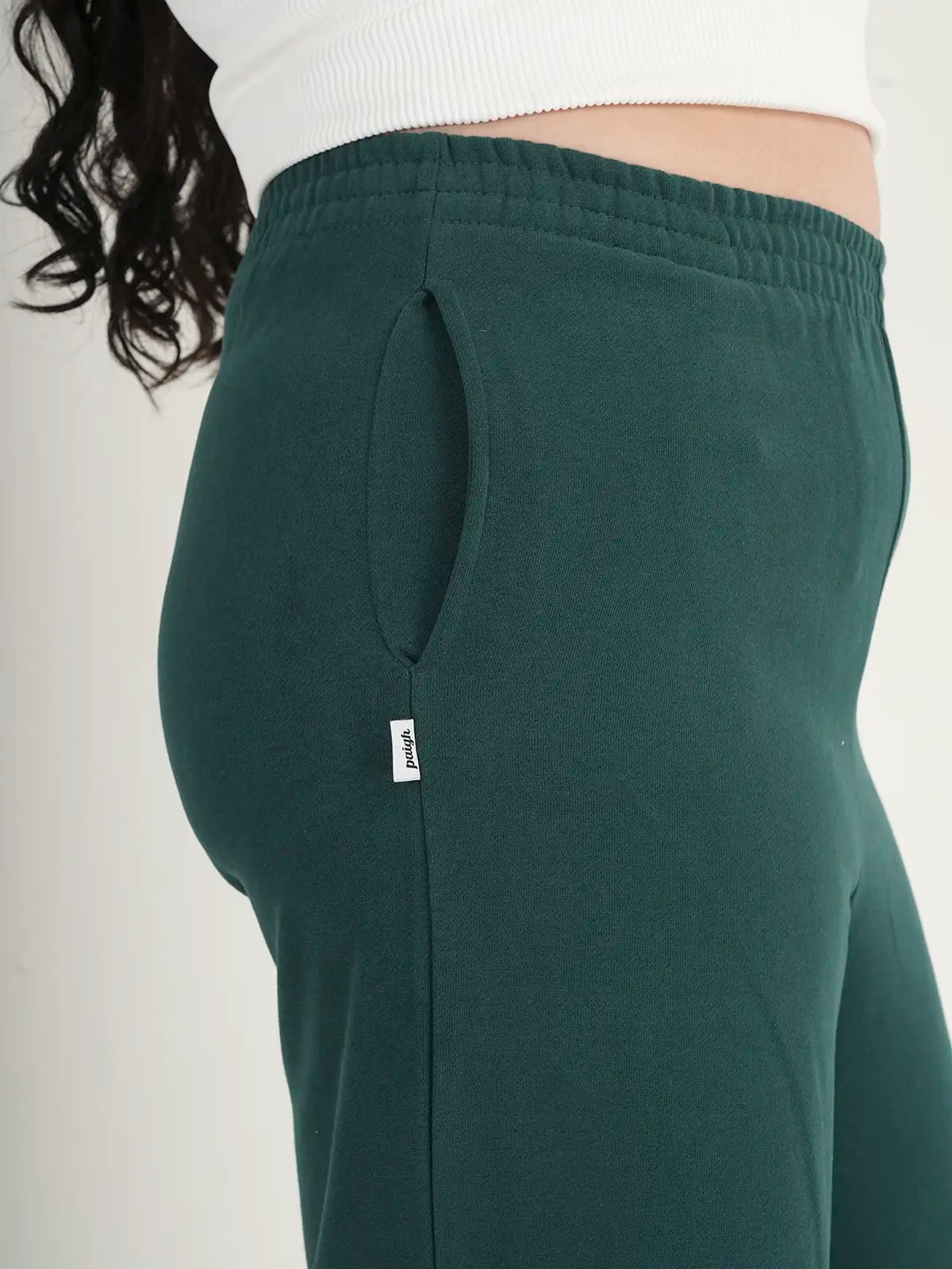 Sweatpants Straight Leg Deep Sea Plus Size