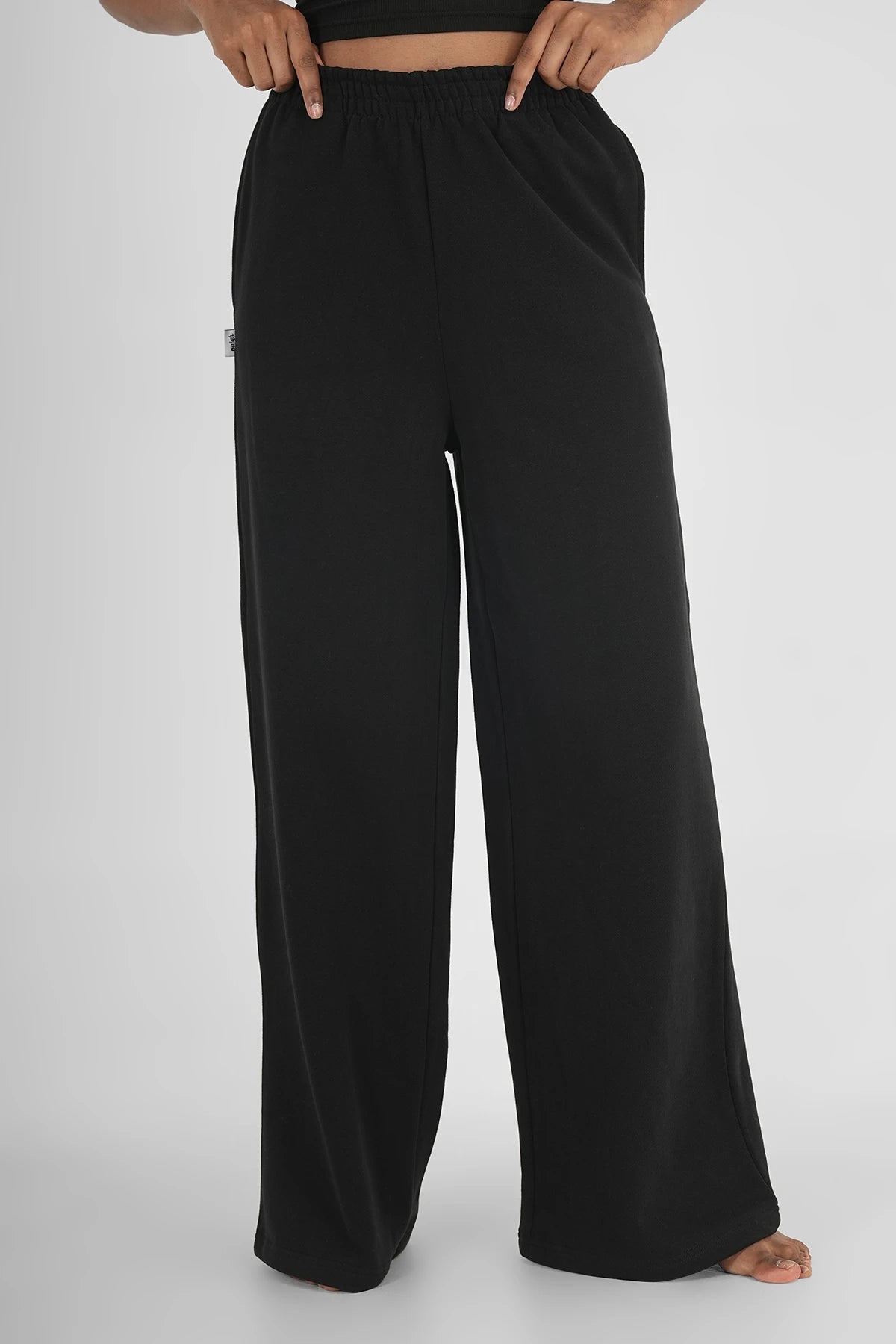 Sweatpants Straight Leg Schwarz