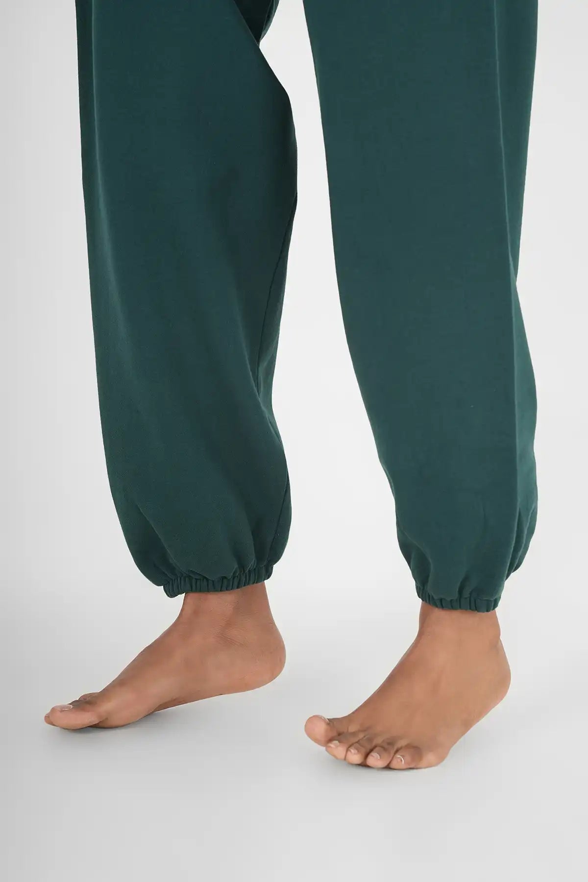 Warme Loungewear Haremshose Tiefsee