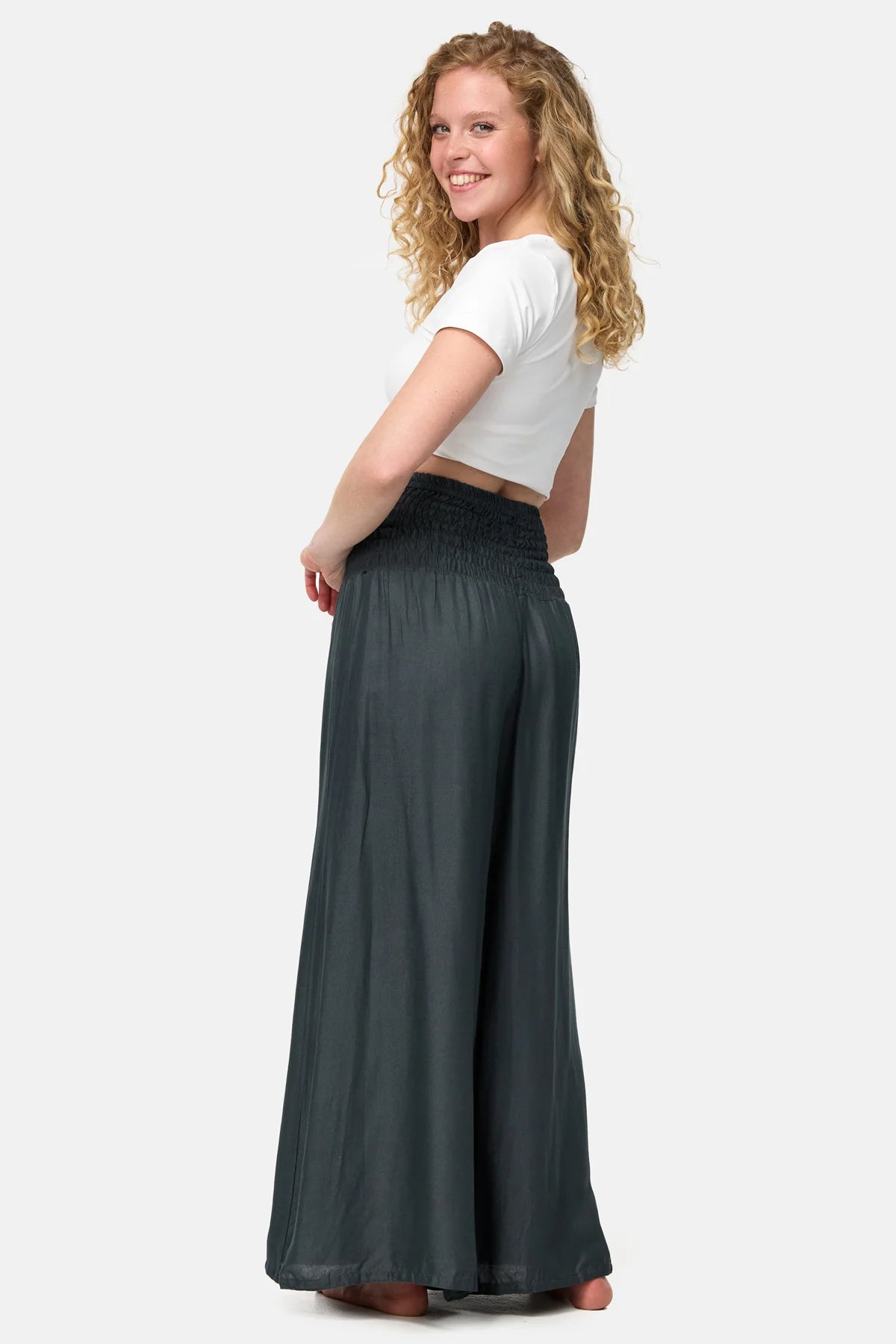 Palazzo Anthrazit Plus Size