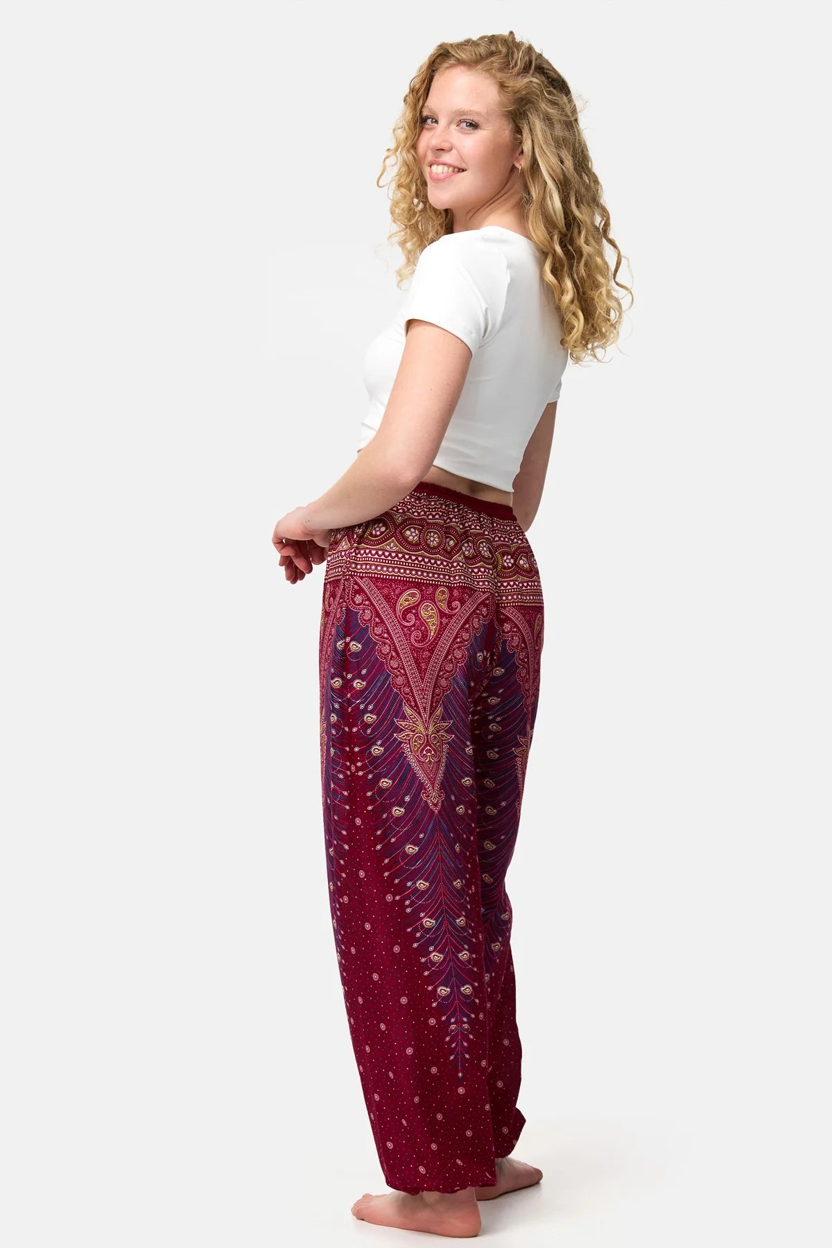 Drawstring Pants Oriental Volcano