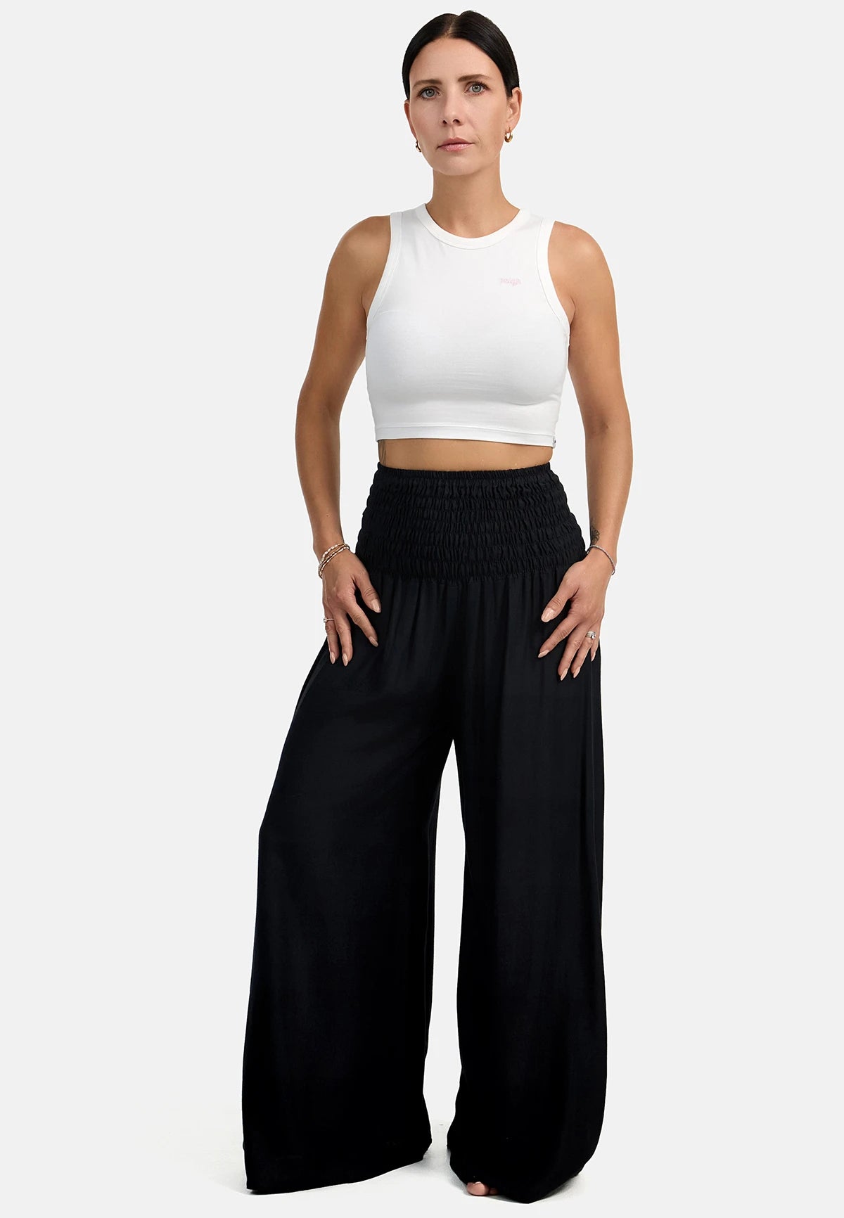 Organic Crop Top Weiß