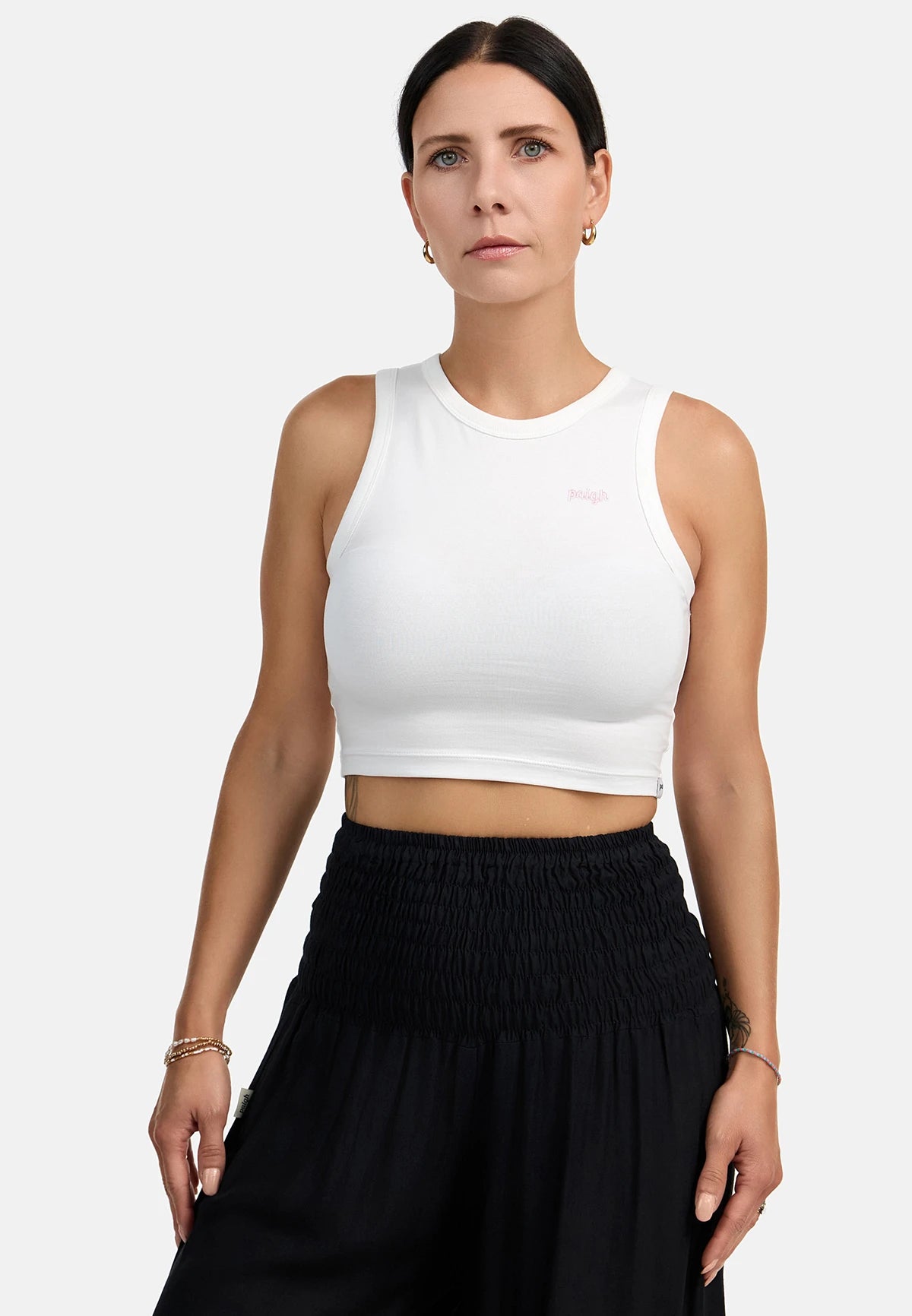 Organic Crop Top White