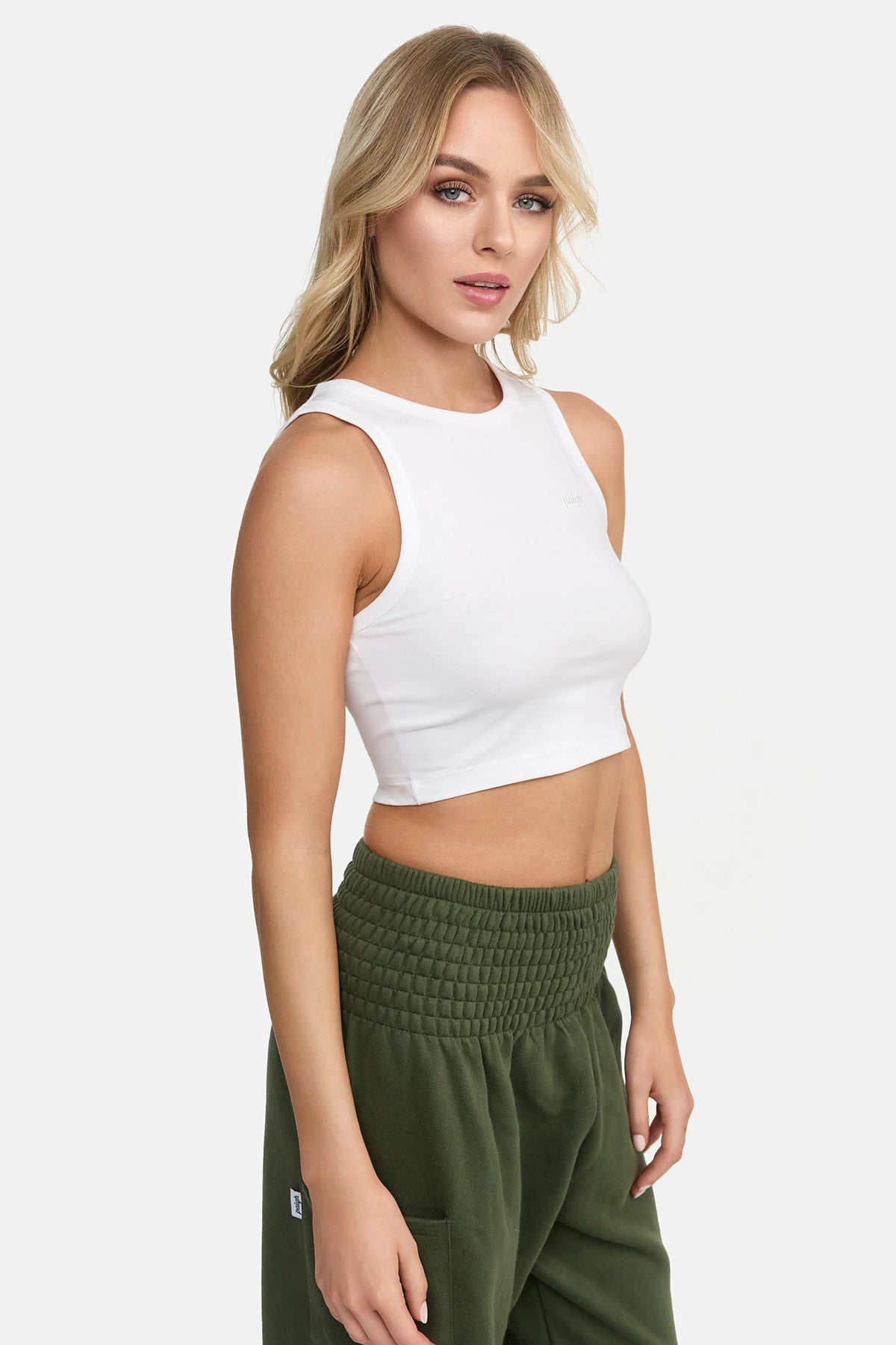 Organic Crop Top White