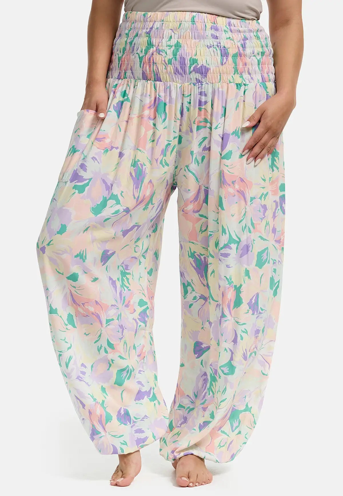 Harem Pants Pastel Punch Plus Size