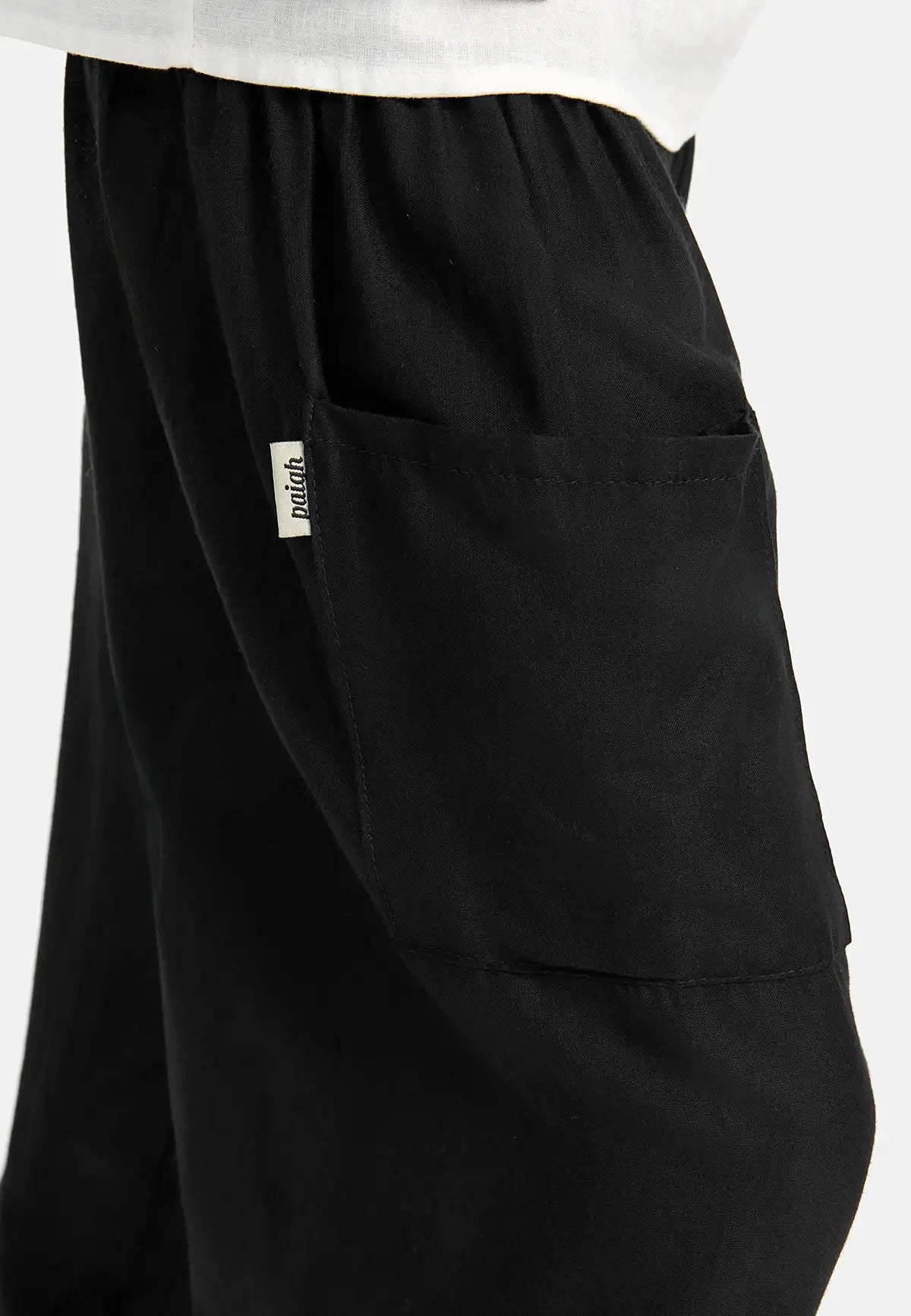 Kids Harem Pants Black