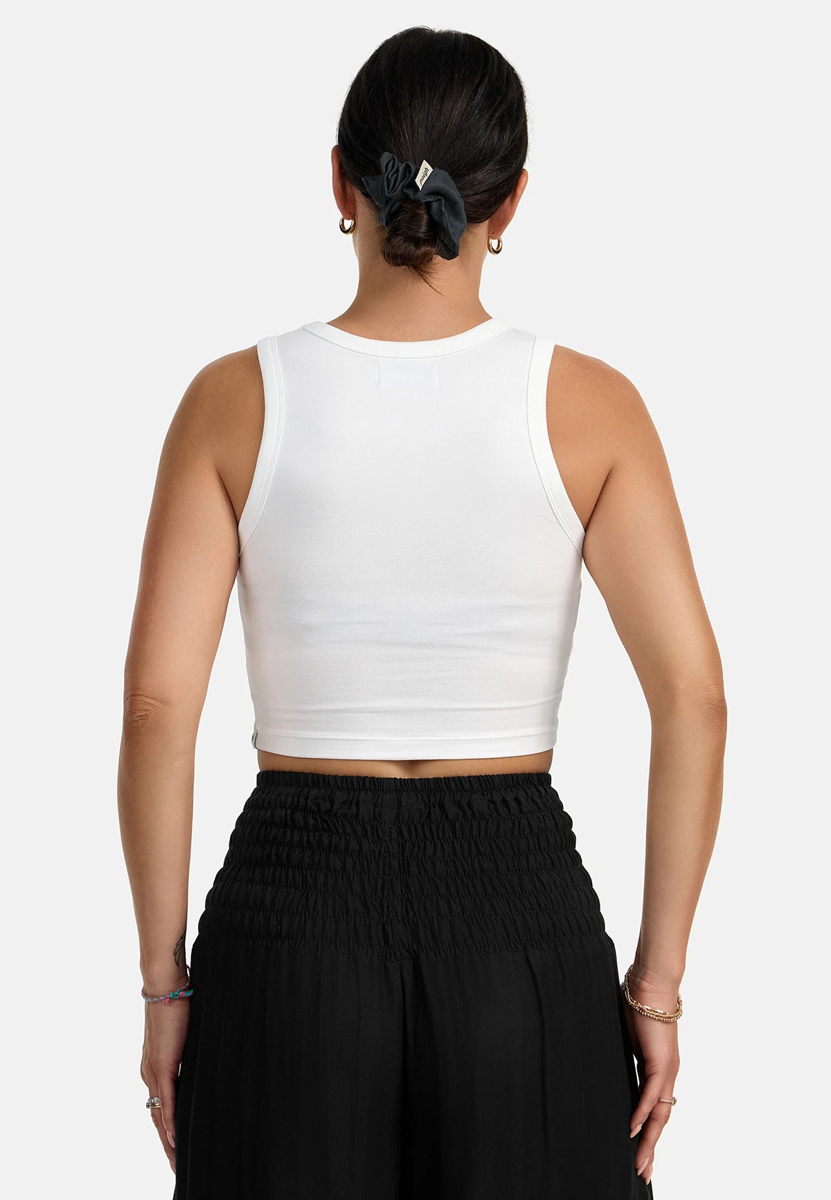 Organic Crop Top White