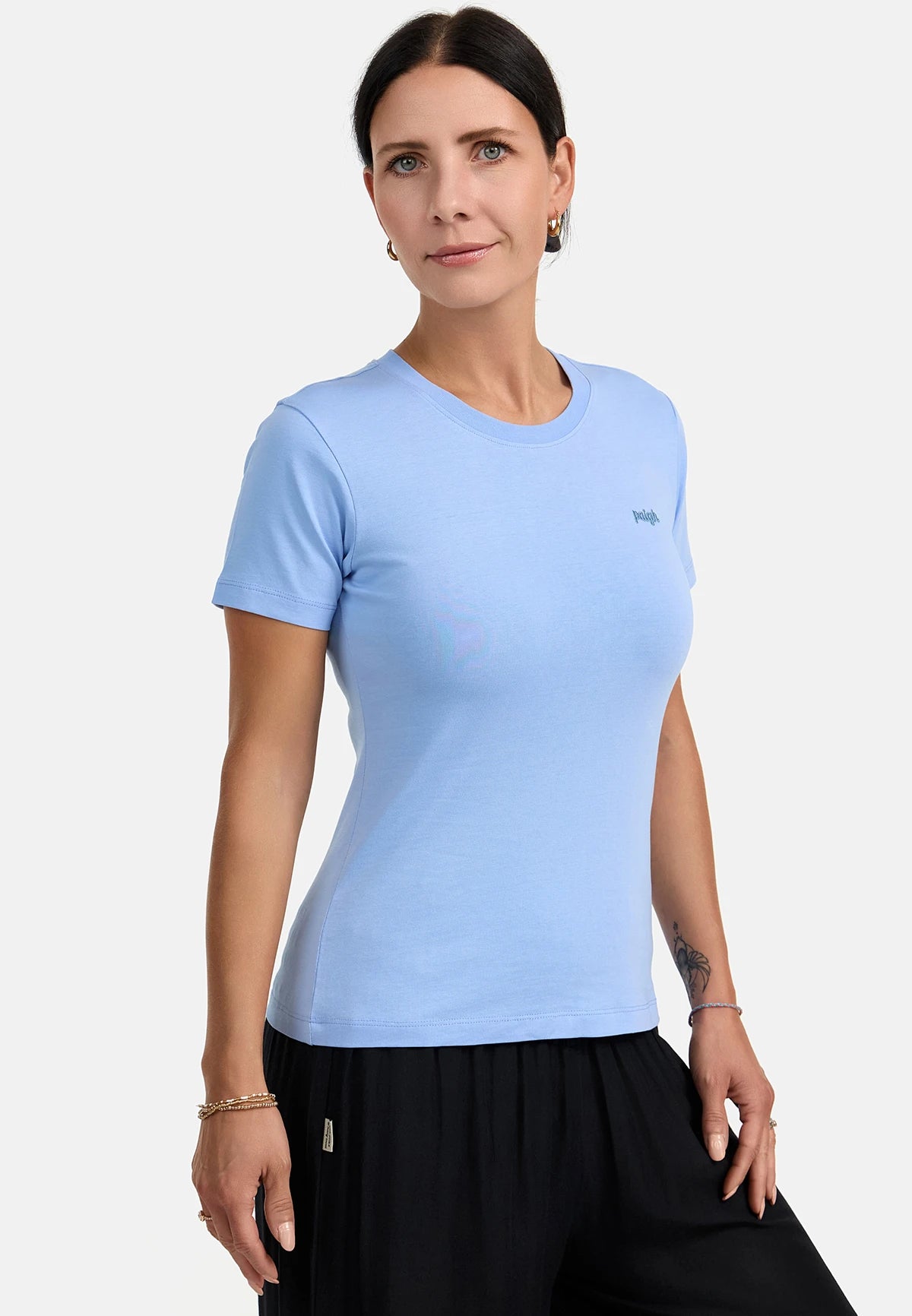 Organic T-Shirt Friedensblau