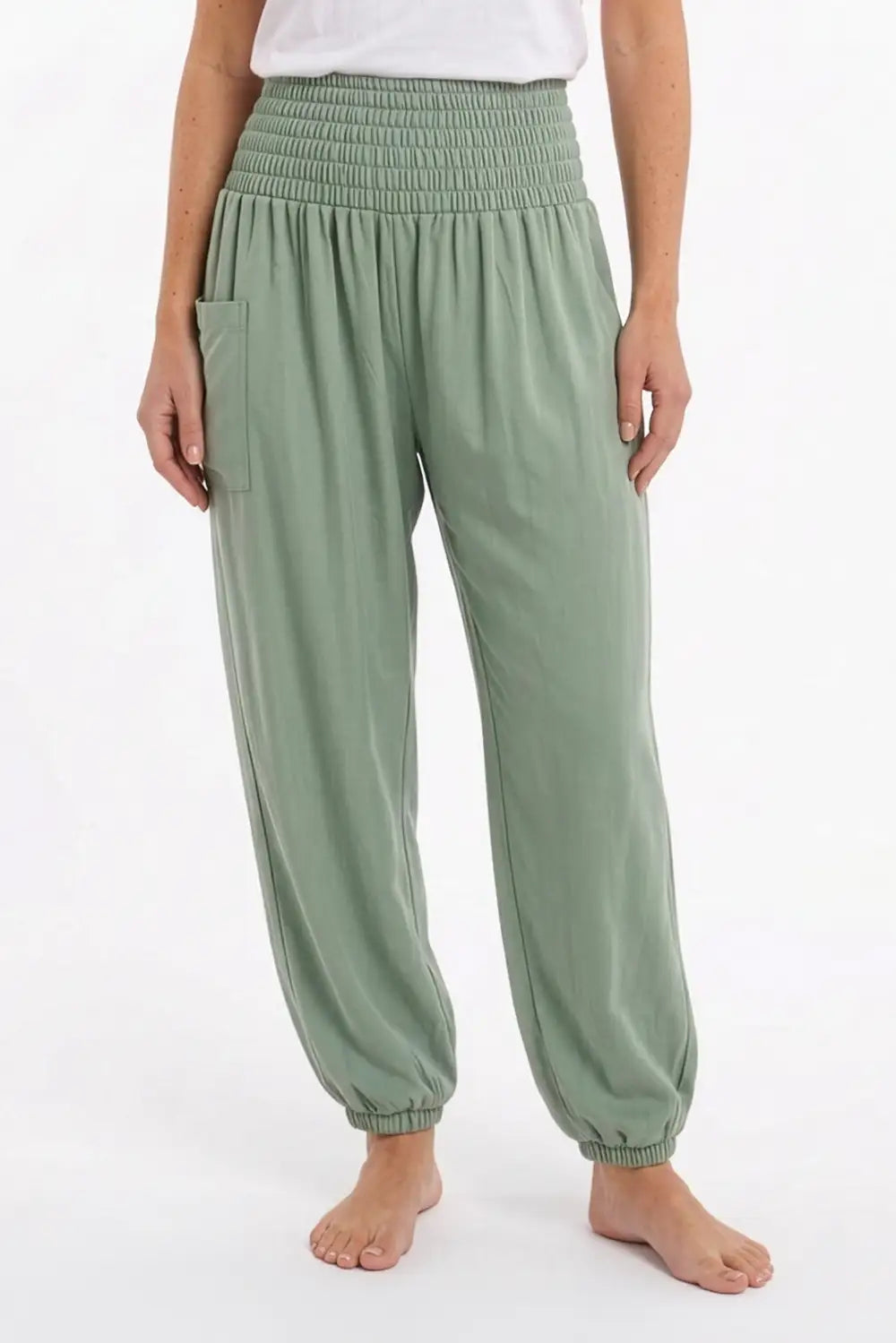 Harem Pants Sage Green Plus Size