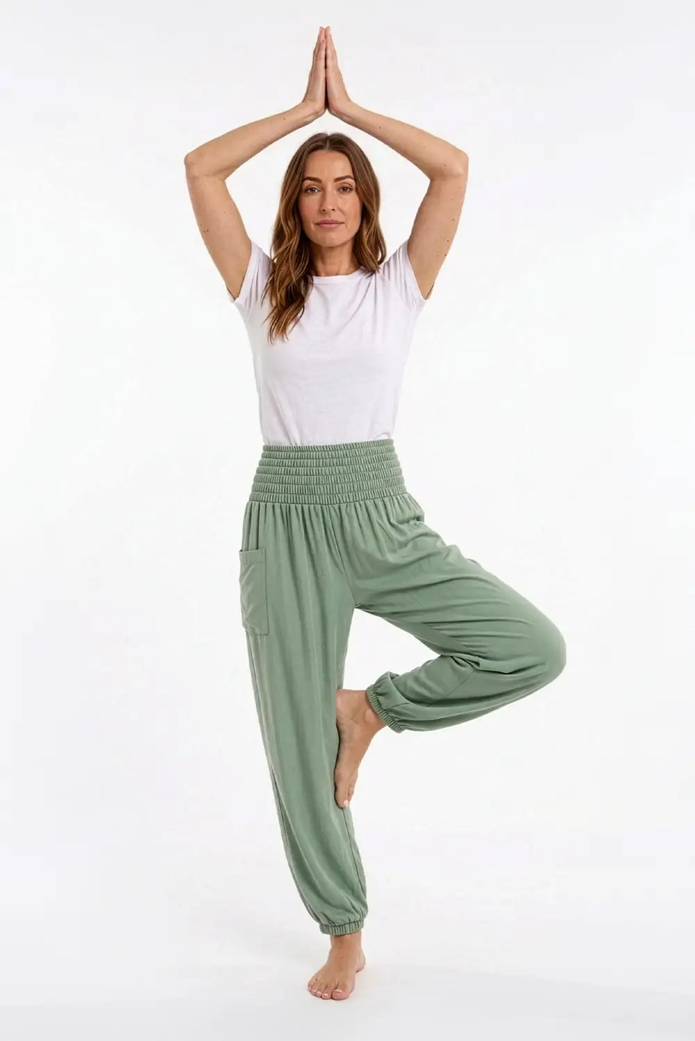 Harem Pants Sage Green Plus Size