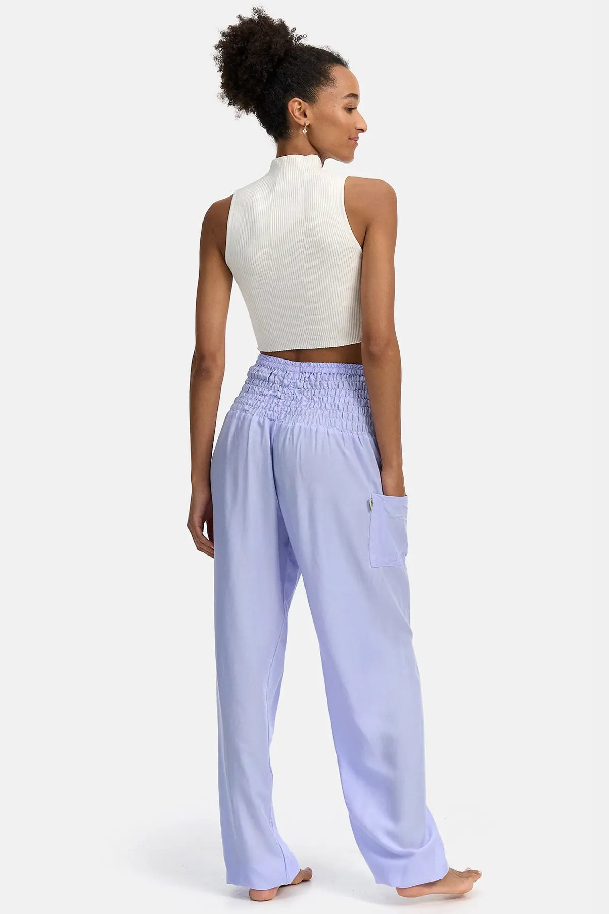 Harem pants lilac long version