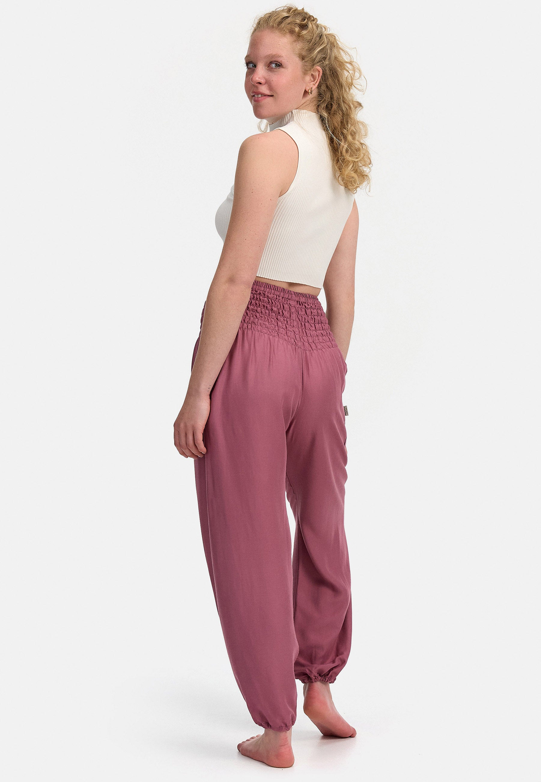 Harem Pants Raspberry Red