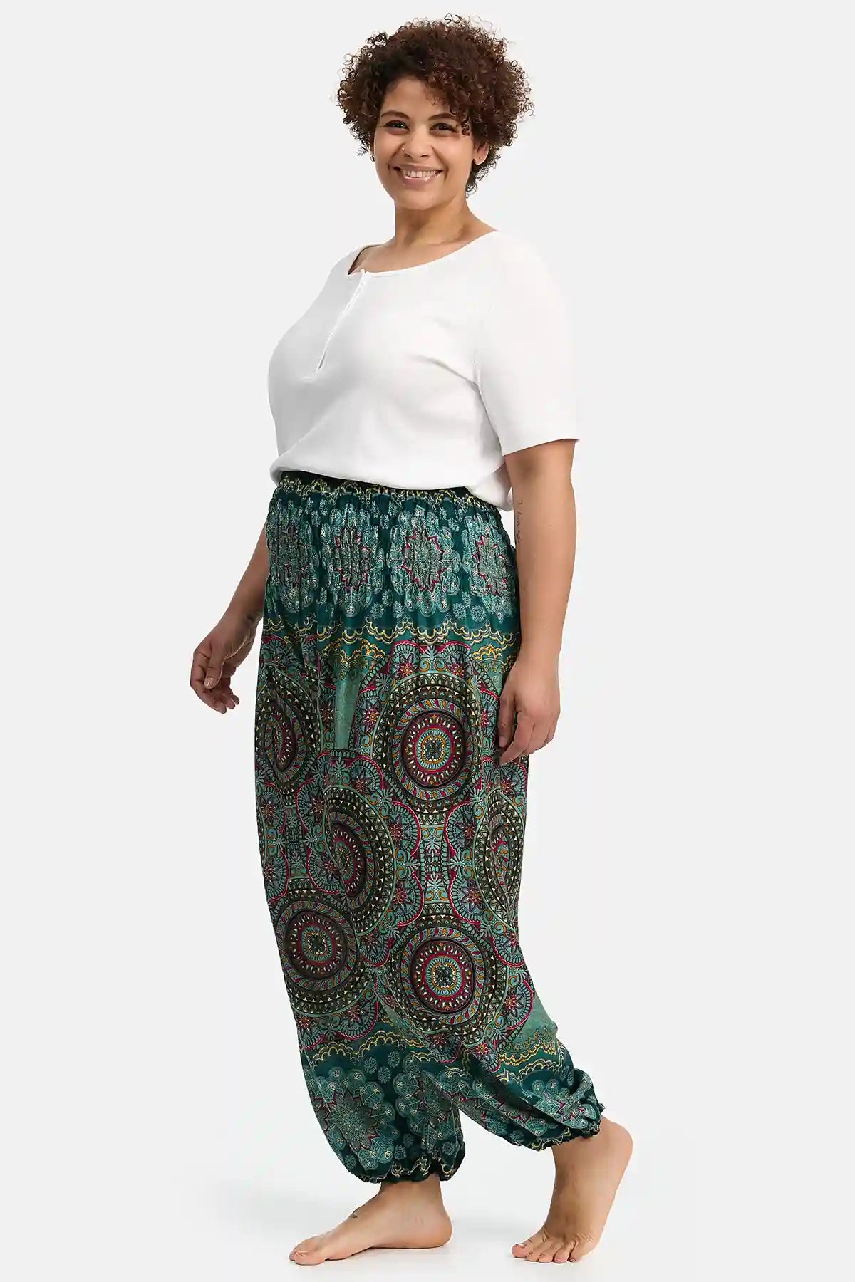 Haremshose Himmlische Ornamente Plus Size