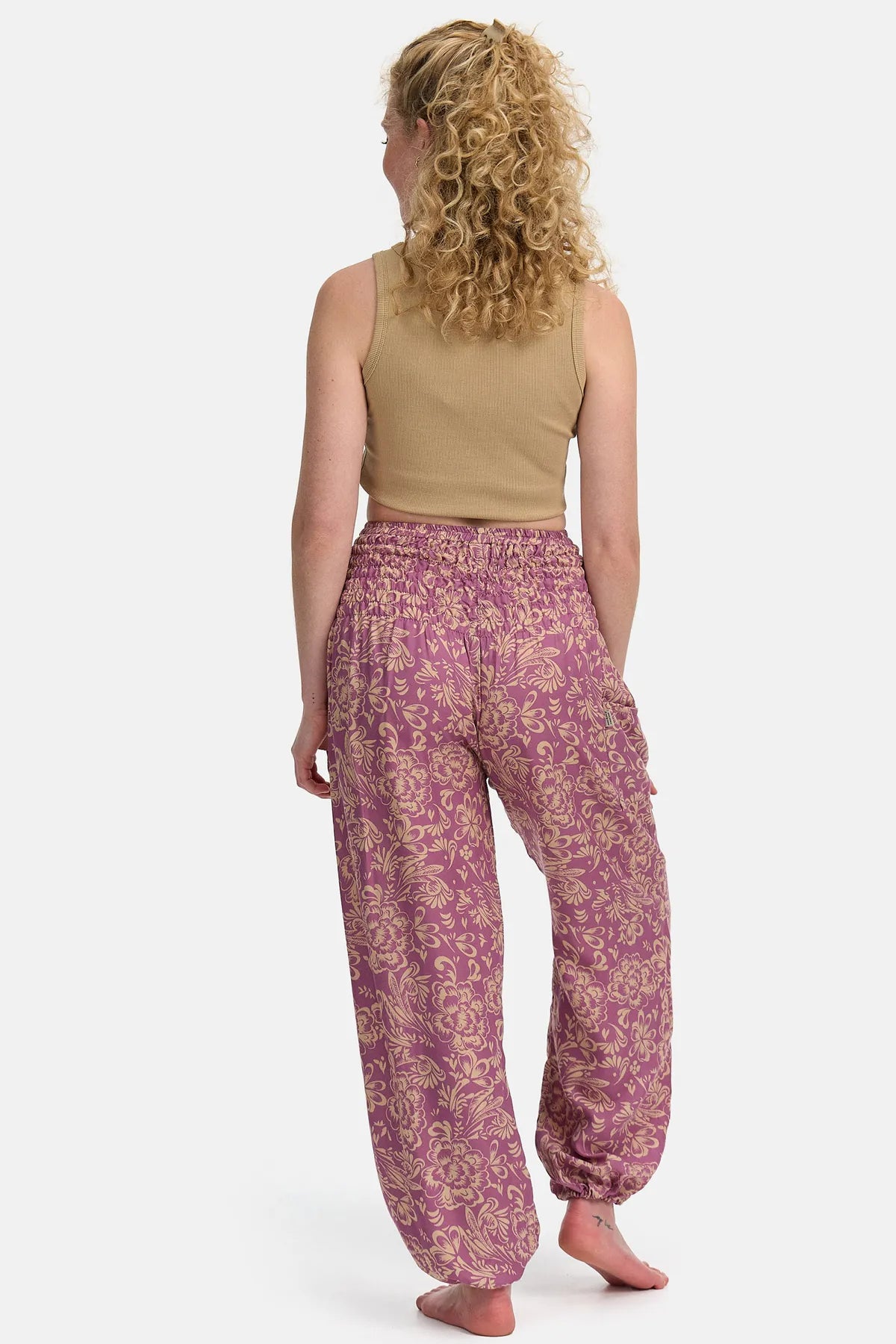 Harem pants rose blossom pink