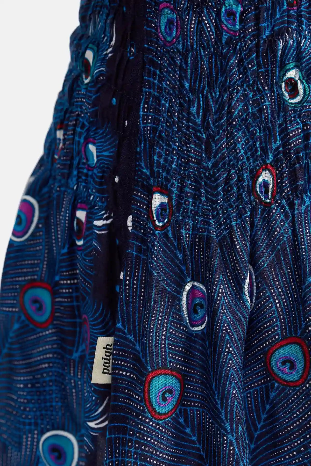 Short skirt Blue Peacock Eye