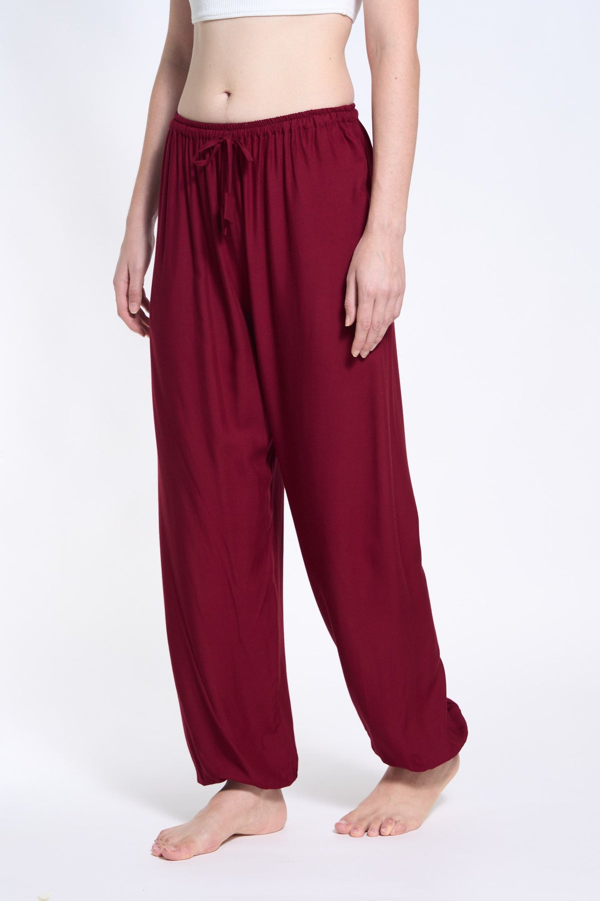 Chillerhose Weinrot