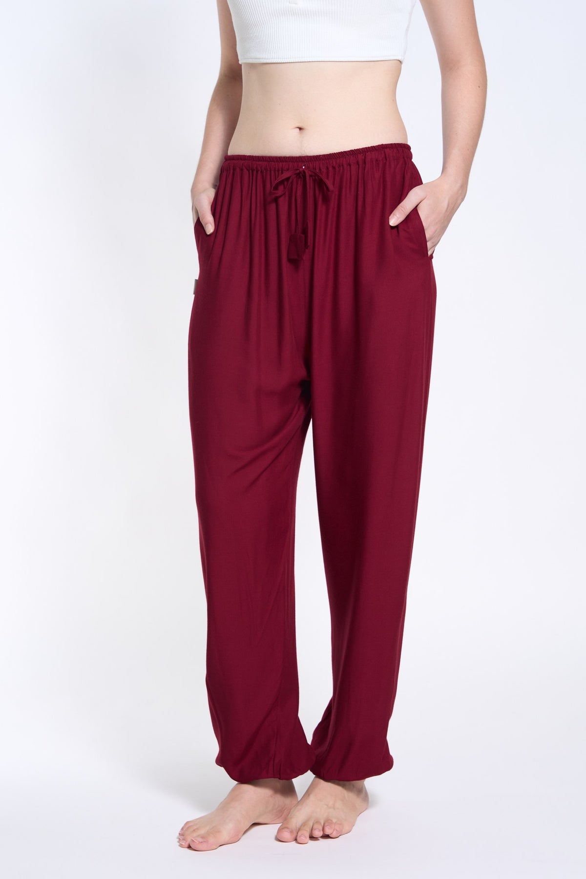 Chillerhose Weinrot