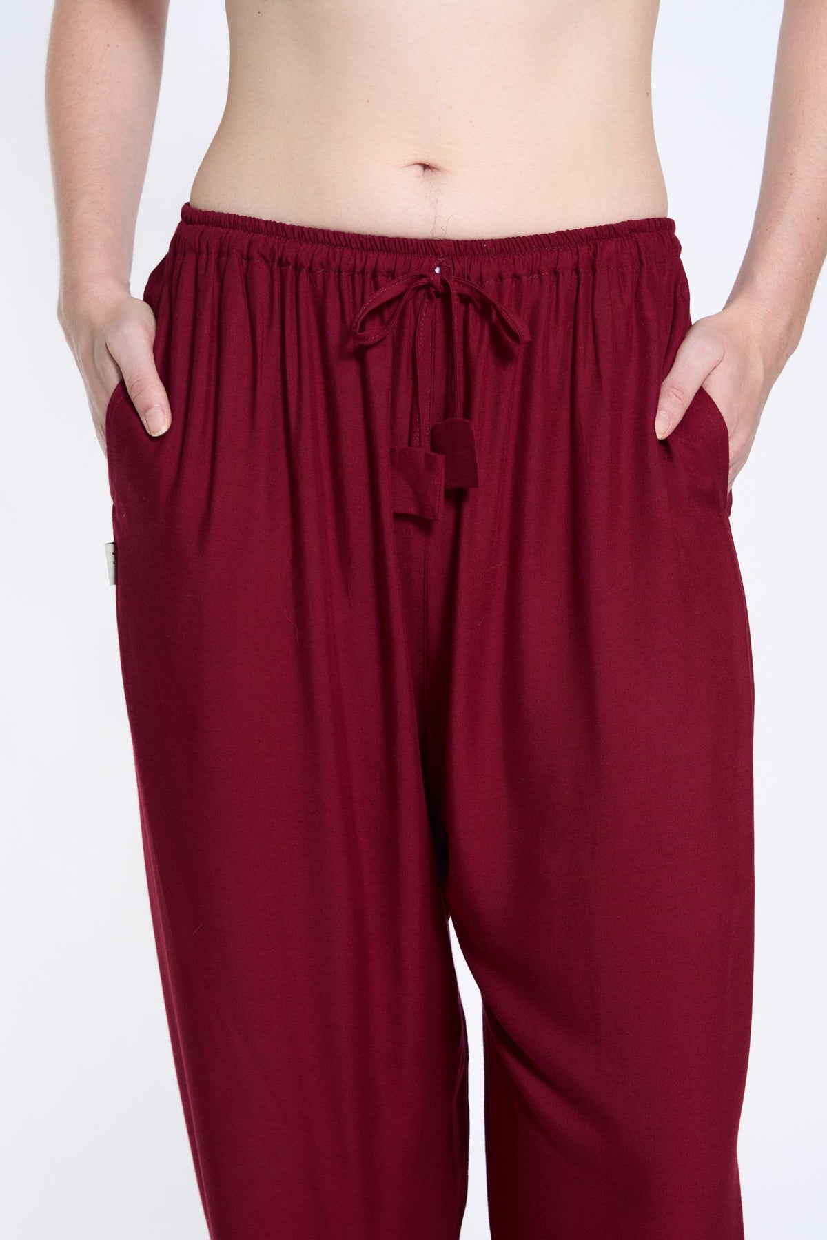 Chillerhose Weinrot