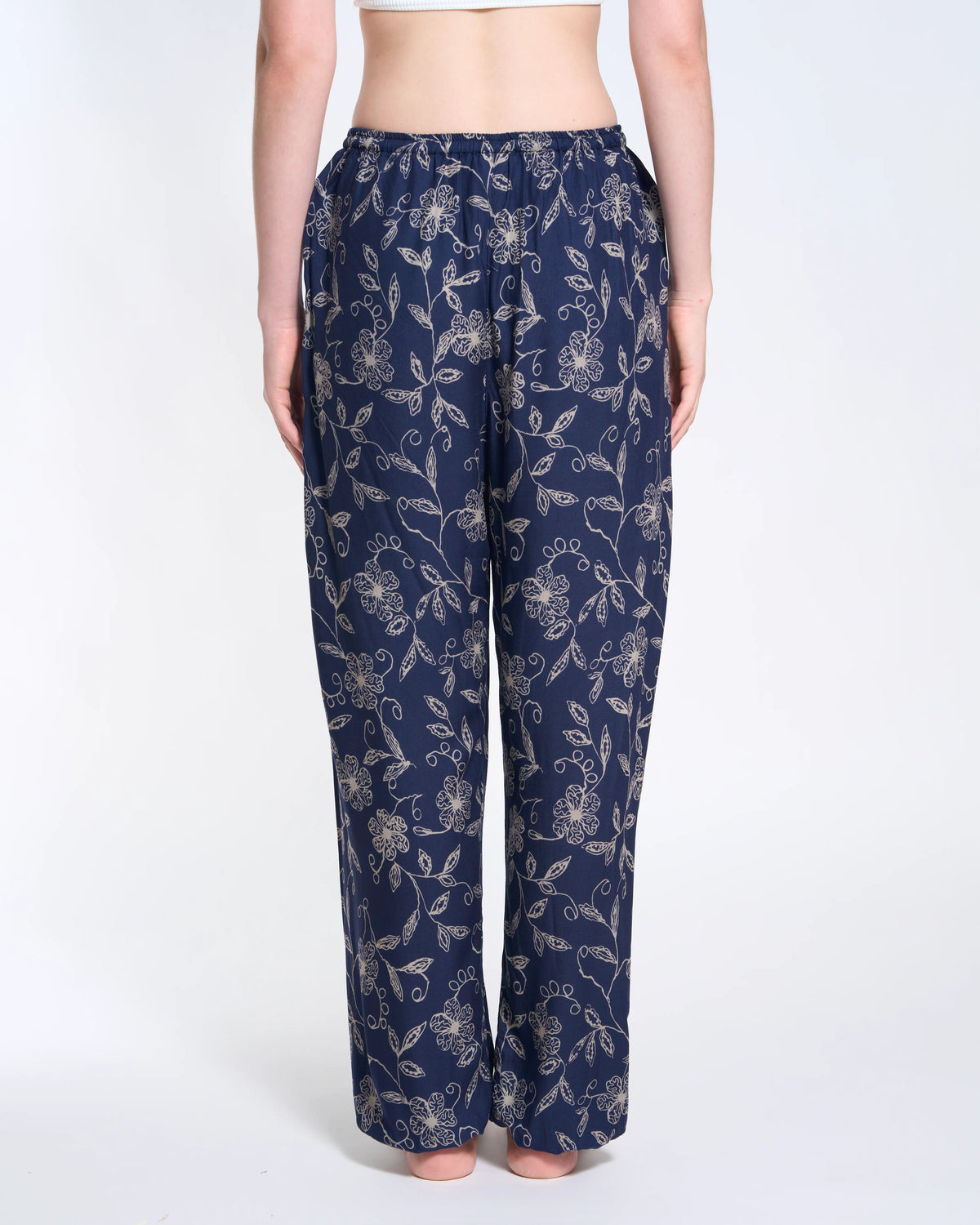Tuch Tiefblaue Wildblume