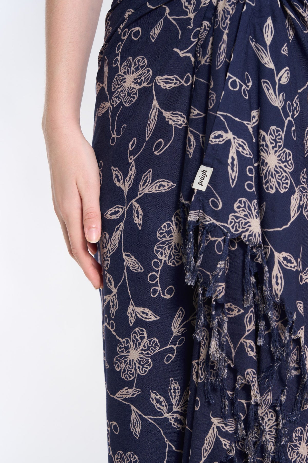 Tuch Tiefblaue Wildblume