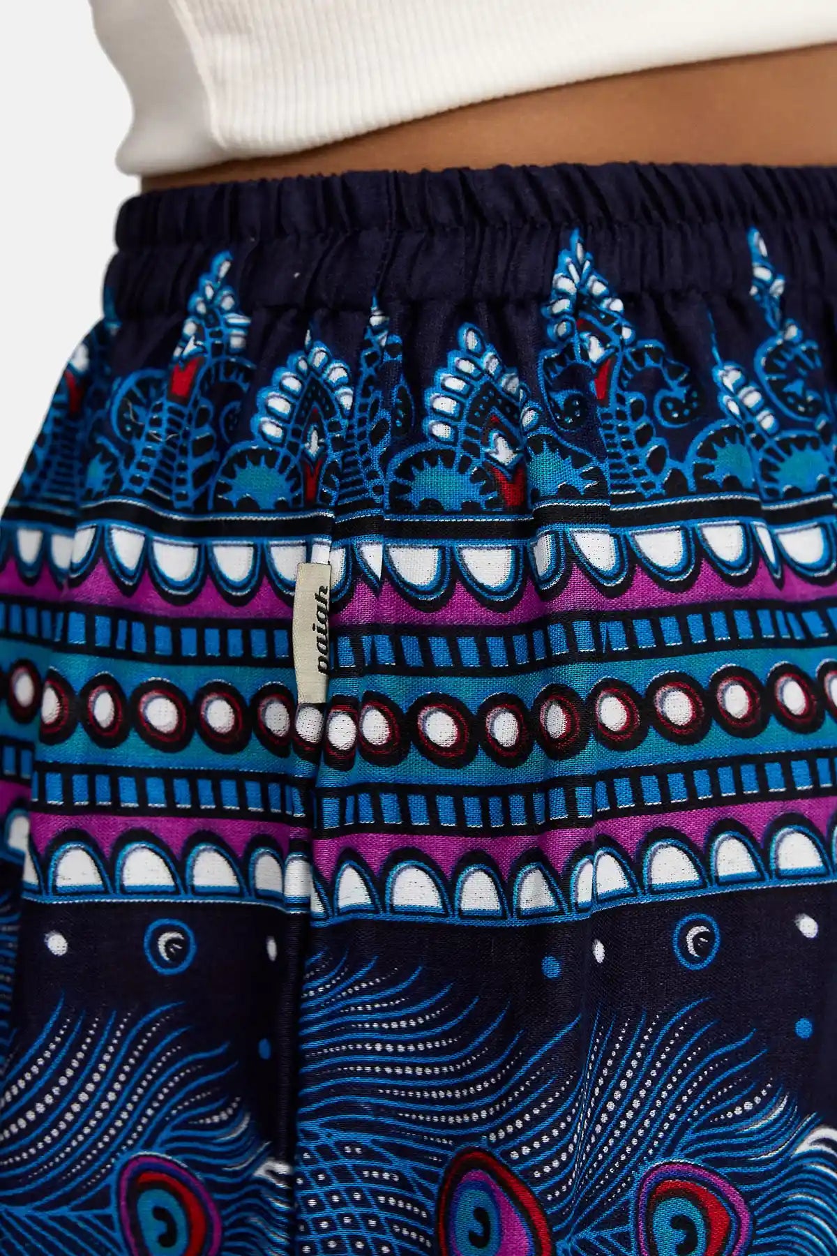 Shorts Blue Peacock Eye