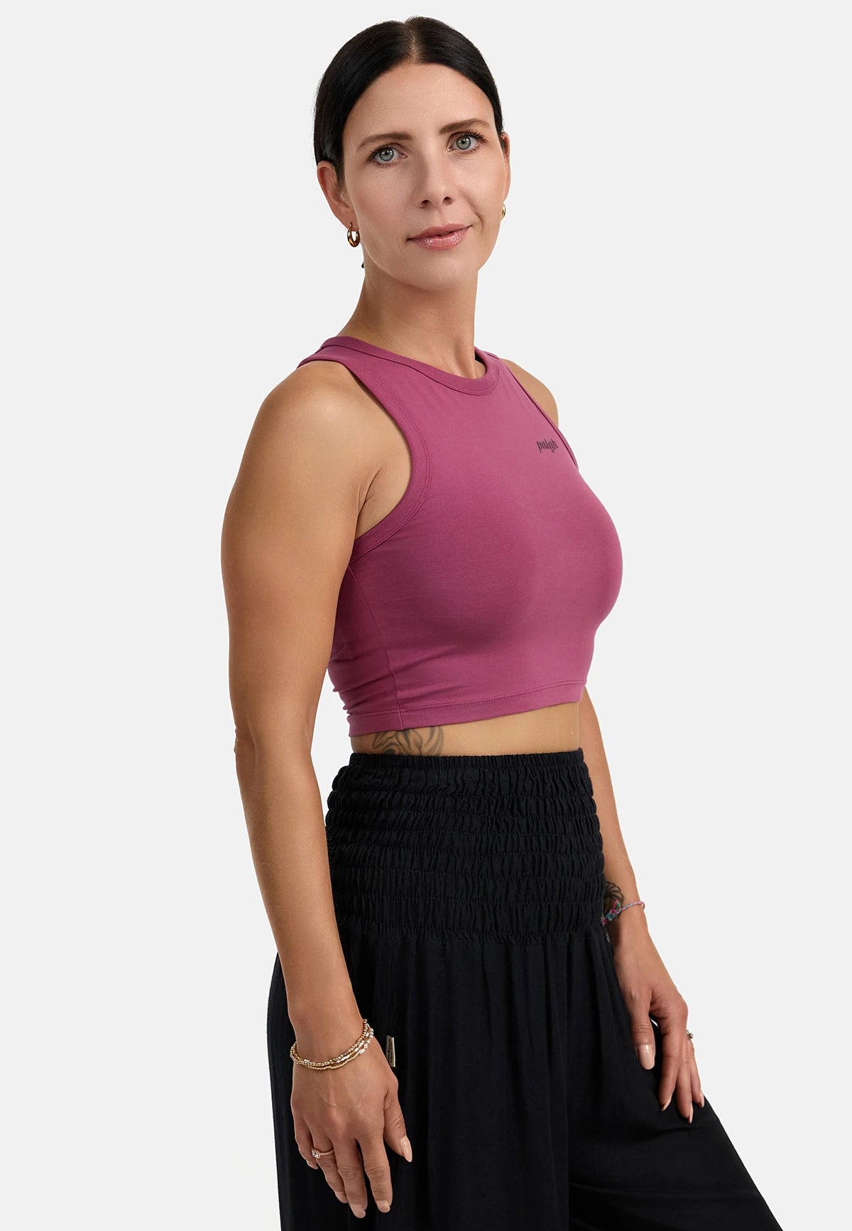 Organic Crop Top Wildrose