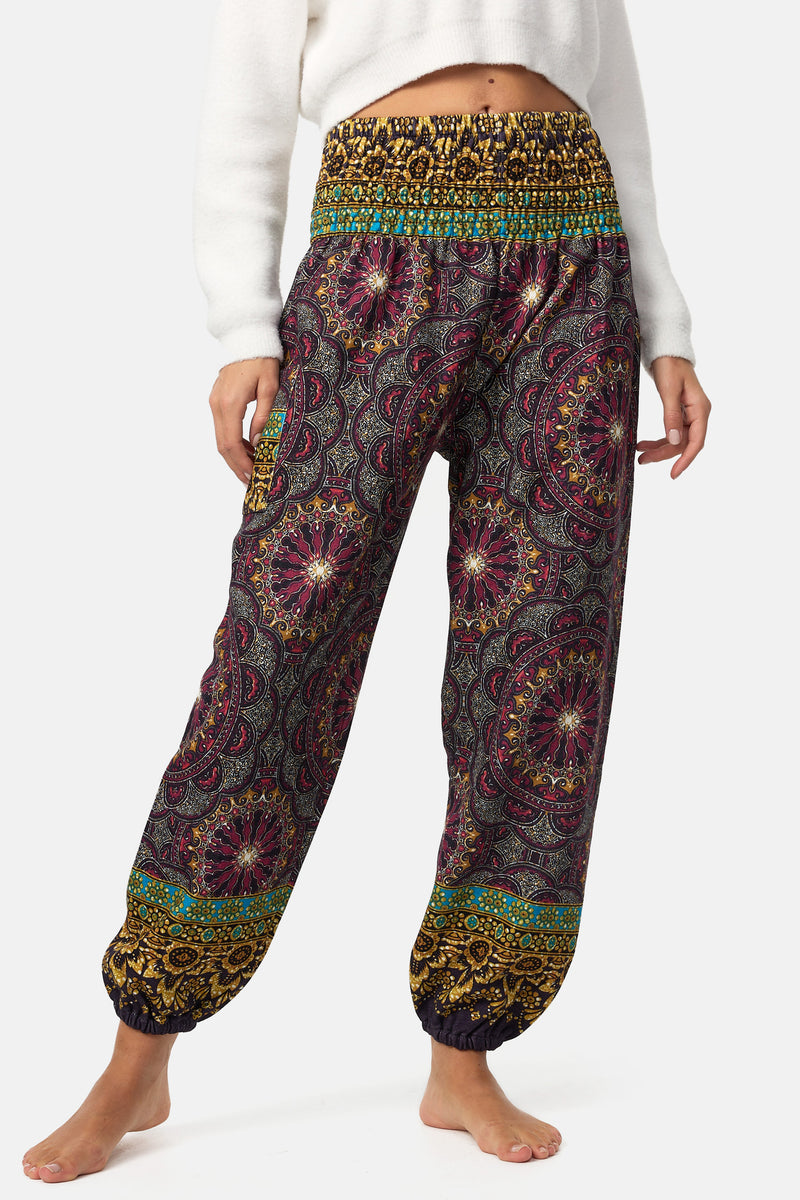 Warm Loungewear Harem Pants Stardust